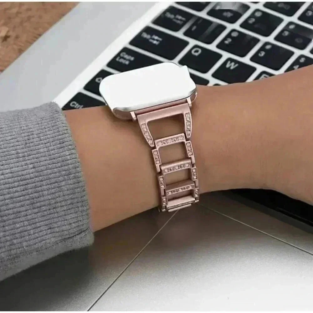 Sparkling Rhinestone Apple Watch Band